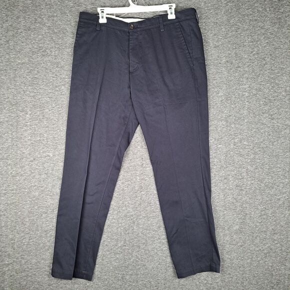 DOCKERS Pants 36x31* Mens Navy Blue Easy Khaki Slim Fit Comfort Waistband NWT - Picture 1 of 14